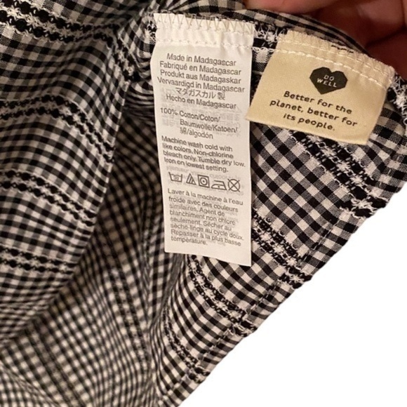 Madewell black and white patterned top - Picture 6 of 6